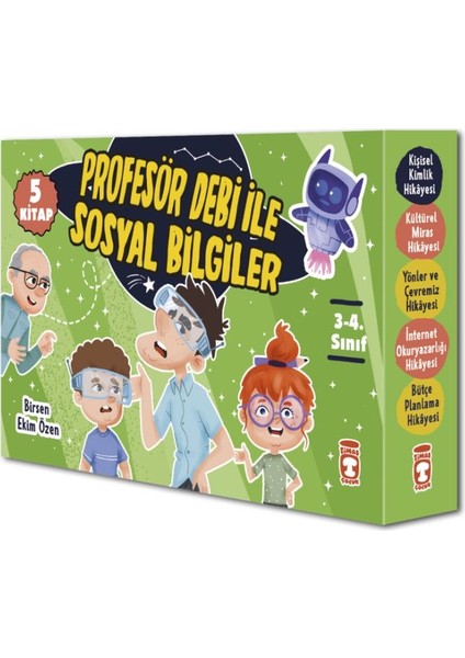 Profesör Debi Ile Sosyal Bilgiler Seti (5 Kitap)