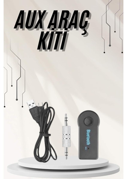 Yeni Nesil Bluetooth Aux Araç Kiti Siyah Tv Tablet Telefon Araç Araba - ME001W-51LY55