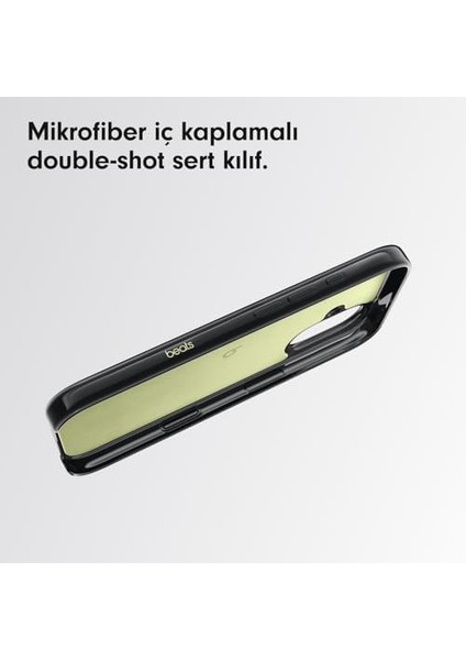 16 Pro Max Kılıf - Magsafe, Çizilmeye Dayanıklı Koruyucu Kılıf, Ince Form, Mikrofiber Kaplama - Gece Siyahı fiyatları
