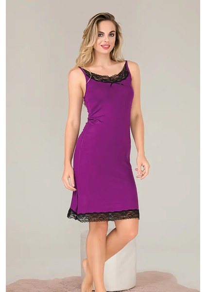 Lady Dantelli Penye Gecelik