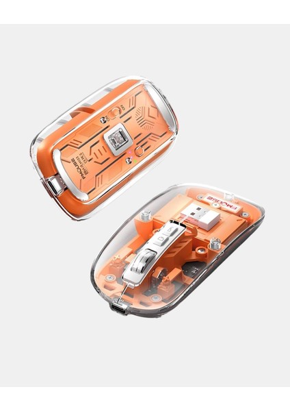 Çift Modlu Kablosuz Bluetooth 5.0 + 2.4ghz Mouse – 3 Cihaz Bağlantılı Hızlı - ME001W-51WF6 modelleri