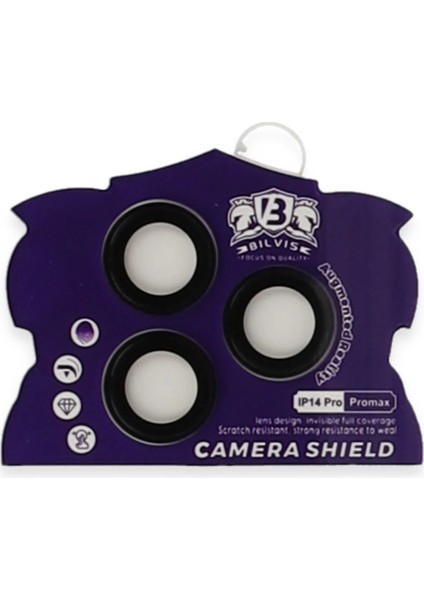 iPhone 14 Pro Max Bilvis Titan Kamera Lens - SIYAH-(5796) - ME001W-51HB03 fiyatları