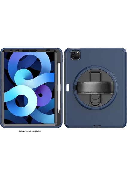iPad Pro 11 (2018) Kılıf Hand Strap Tablet Kılıfı - LACIVERT-(5796) - ME001W-51HEZ1 fiyatları