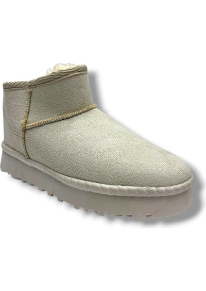 036-26 Anatomik Süet Deri Kürklü Kadın Bot 36-40