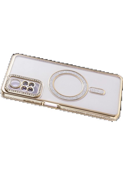 Xiaomi Redmi Note 12 Pro 4g Joke Simli Magneticsafe Kılıf - GOLD-(5796) - ME001W-51U3B9 fırsatları