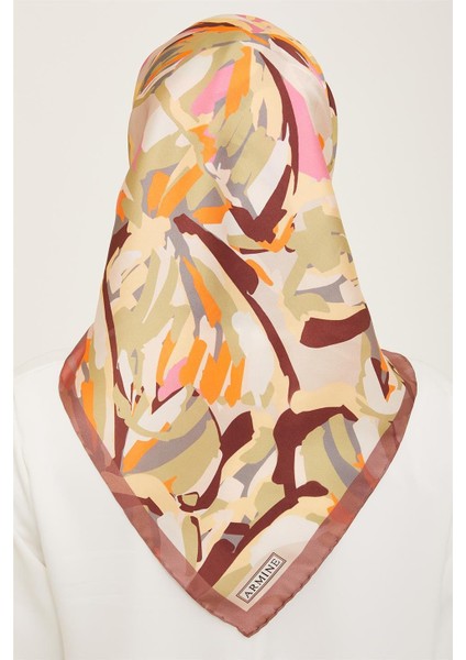 Çiçek Desenli Sura Ipek Eşarp 24YA9140 51 80 fiyatları