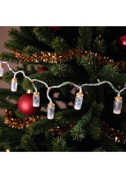 Yılbaşı LED Zincir Işık Cam Şişe 165CM 10 Ampul AST6003 modelleri