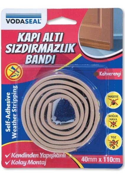 Kapı Altı Sızdırmaz Bant, Kahverengi, 40MMX110CM