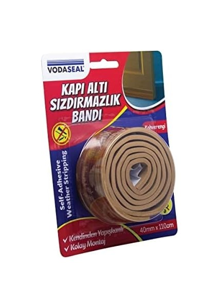 Kapı Altı Sızdırmaz Bant, Kahverengi, 40MMX110CM fiyatları