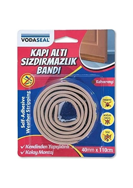 Kapı Altı Sızdırmaz Bant, Kahverengi, 40MMX110CM modelleri