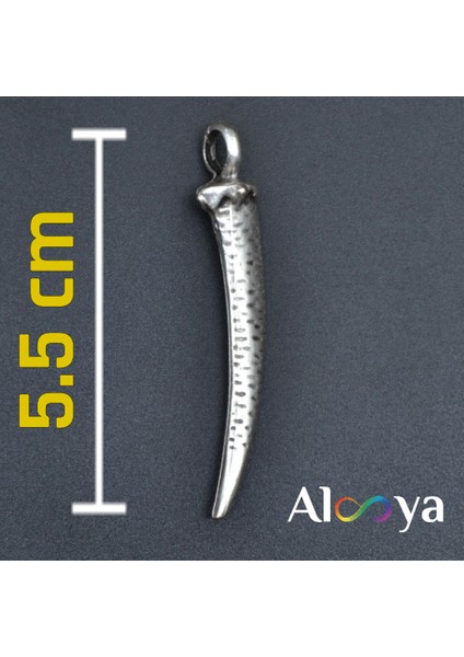 Fil Dişi Gümüş Kaplama Kolye Ucu fiyatları