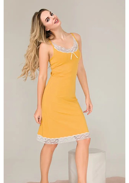 Lady Dantelli Penye Gecelik