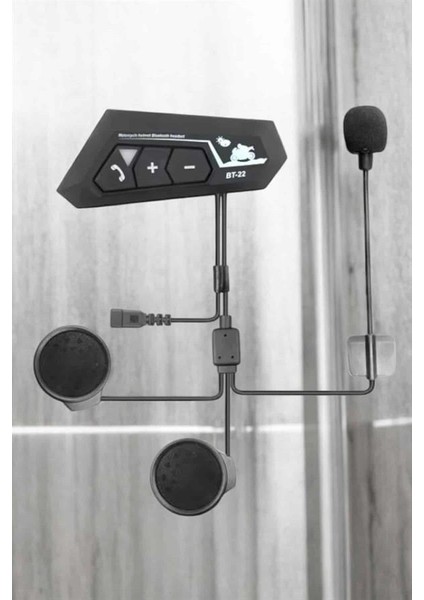 Interkom Intercom Kask Kulaklık BT22 Bluetooth Motosiklet Kulaklık 5.0 Bluetooth - ME001W-51OHL7 modelleri