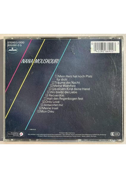 Nana Mouskouri Kleine Wahrheiten CD (Orijnal 1986 Dönem Baskı Cd) fiyatları