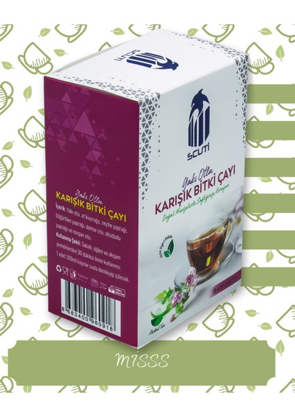 Yakıotlu Karışık Bitki Çayı-Ağır Metal Atımı, Detoks ve Hemoraid Destekleyici