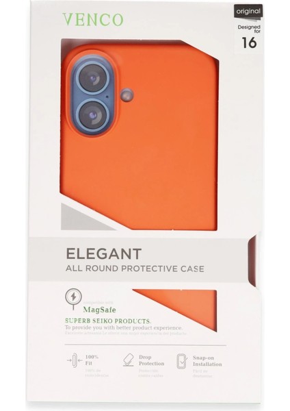 CPT50 iPhone 16 Home Magsafe Kapak - Turuncu modelleri