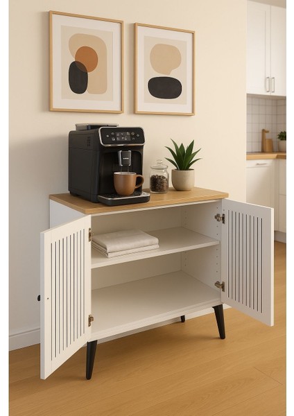 Kahve Köşesi Dolabı ( Derinlik 47 cm ) Çok Amaçlı Dolap Raflı Mutfak Dolabı BKDM006 modelleri