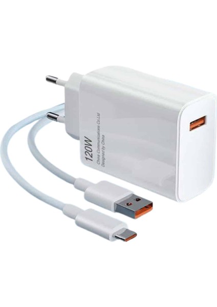 Type C Yüksek Hızlı Şarj Aleti Beyaz 120W Ultra Uzun Ömürlü - ME001W-51M3N3 modelleri