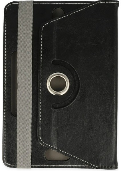 Universal 7 Kılıf 360 Tablet Deri Kılıf - SIYAH-(5796) - ME001W-51IZ42 modelleri