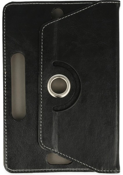 Universal 7 Kılıf 360 Tablet Deri Kılıf - SIYAH-(5796) - ME001W-51IZ42 fırsatları