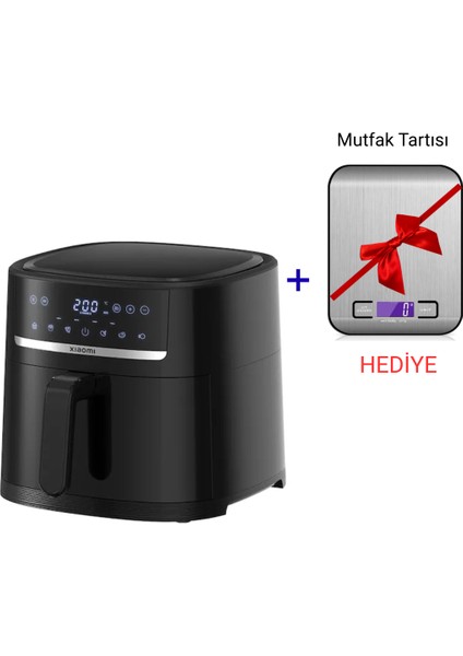 MAF08 Air Fryer 6 Lt Yağsız Fritöz+ Hassas Mutfak Tartısı Hediye fiyatları