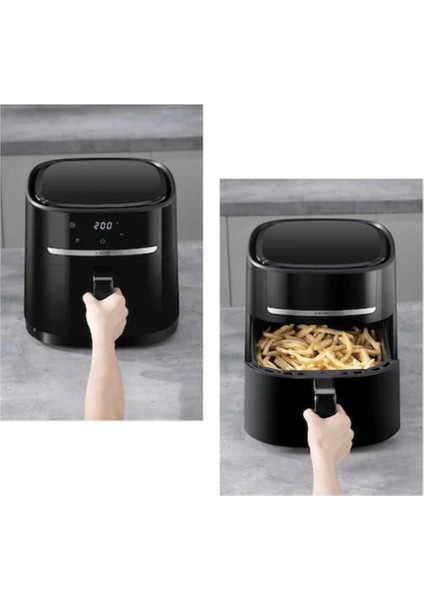 MAF08 Air Fryer 6 Lt Yağsız Fritöz+ Hassas Mutfak Tartısı Hediye fırsatları