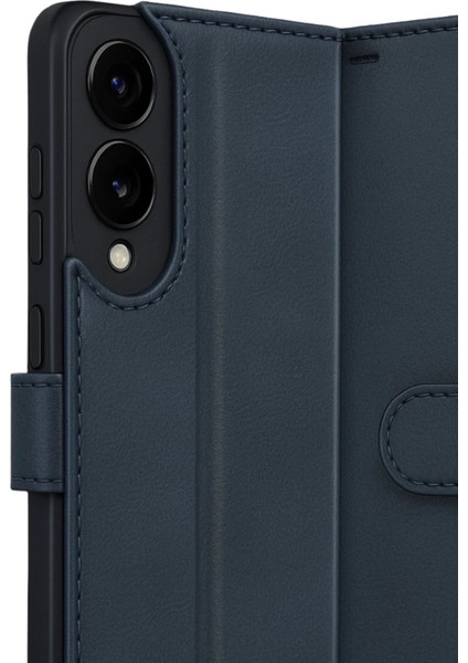 Samsung Galaxy S25 Edge Trend S Plus Kapaklı Kılıf - LACIVERT-(5796) - ME001W-51EQ27 modelleri