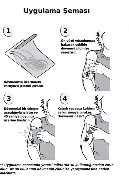 Geçici Yılan ve Gül Figürlü Mini Dövme Tattoo Sticker Yapıştırma modelleri