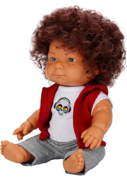 Kıvırcık Saçlı Bebek 32 cm Oyuncak Et Bebek Gerçekçi Oyuncak Bebek fiyatları