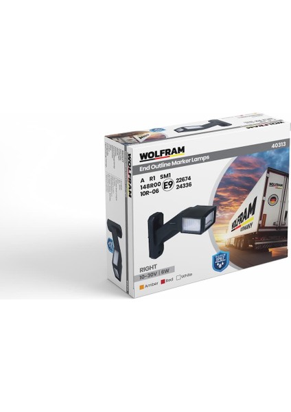 Dorse Boynuz Lamba Orta Düz Tip Sağ E Belgeli - Wolfram 40313 fiyatları