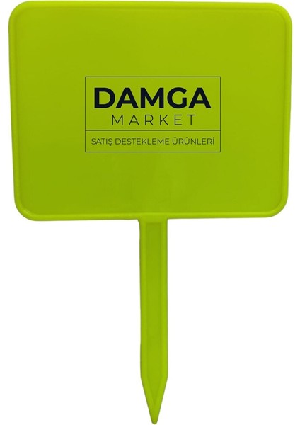 Plastik Saplamalı Yazılıp, Silinebilir Bakliyat, Manav, Pazarcı Etiketliği 12 cm x 16 Cm-10'lu Paket fiyatları