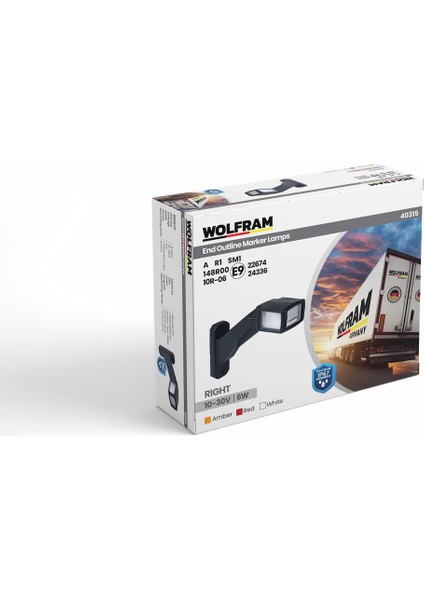 Dorse Boynuz Lamba Uzun Düz Tip Sağ E Belgeli - Wolfram 40315 fiyatları