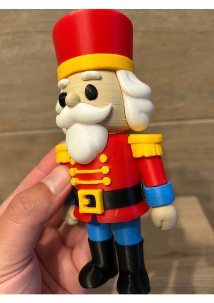 Fındıkkıran Noel Süsü | Nutcracker Christmas Dekor | Yılbaşı Masa ve Raf Süsü fiyatları