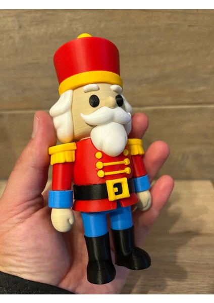 Fındıkkıran Noel Süsü | Nutcracker Christmas Dekor | Yılbaşı Masa ve Raf Süsü modelleri