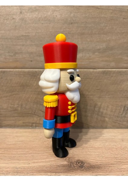 Fındıkkıran Noel Süsü | Nutcracker Christmas Dekor | Yılbaşı Masa ve Raf Süsü