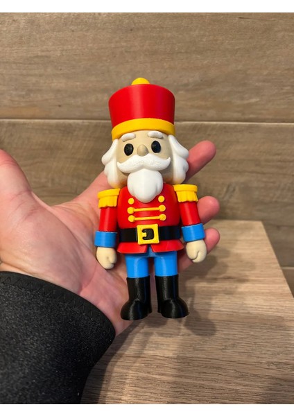 Fındıkkıran Noel Süsü | Nutcracker Christmas Dekor | Yılbaşı Masa ve Raf Süsü