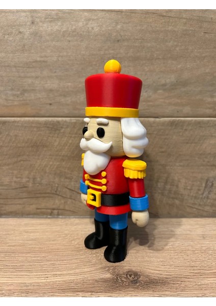 Fındıkkıran Noel Süsü | Nutcracker Christmas Dekor | Yılbaşı Masa ve Raf Süsü