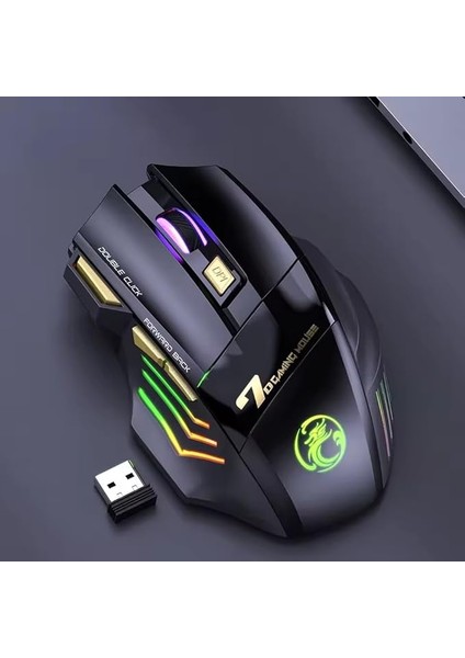 Imice Gw-X7 Rgb Bluetooth+Wireless+Şarjlı Gaming Mouse 3200DPI