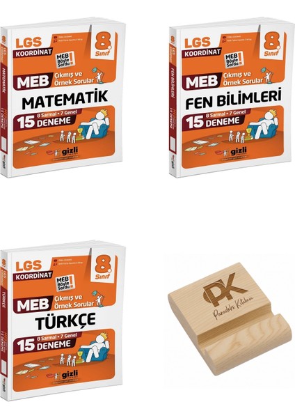 Gizli Lgs 8. Sınıf Koordinat Matematik Fen ve Türkçe Çıkmış ve Örnek Sorular 15LI Deneme 3lü Set