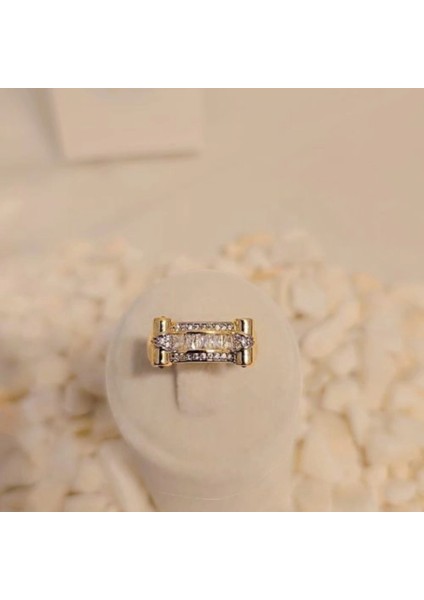 Taşlı Özel Tasarım Retro Yüzük Ayarlanabilir modelleri