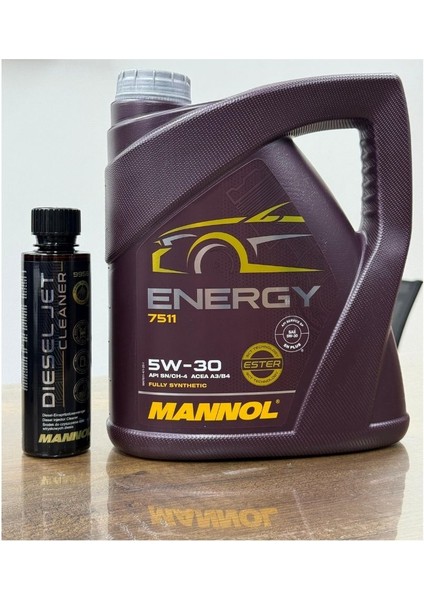 Yüksek Performanslı 2025 Üretimli 5W30 Energy 7511 Motor Yağı 5l ve Diesel Jet Cleaner Dizel Enjektör Temizleyici