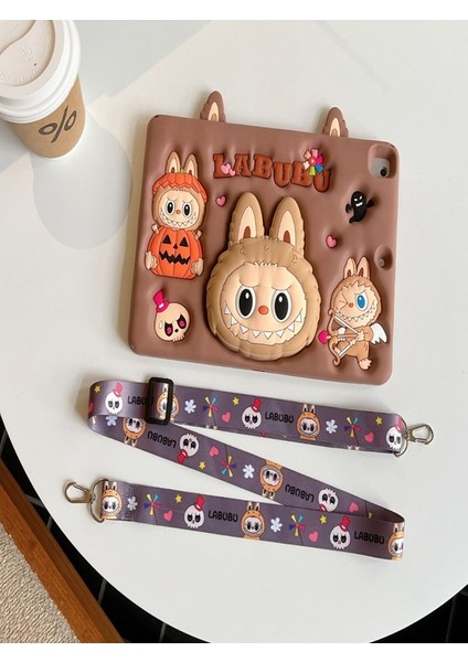 Lenovo Tab TB-311FU 10.1 Inç Uyumlu Askılı Labubu Standlı Kılıf Tablet Kalemi+Kirilmaz Cam fiyatları