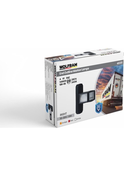 Dorse Boynuz Lamba Kısa Düz Tip Sağ E Belgeli - Wolfram 40311 fiyatları