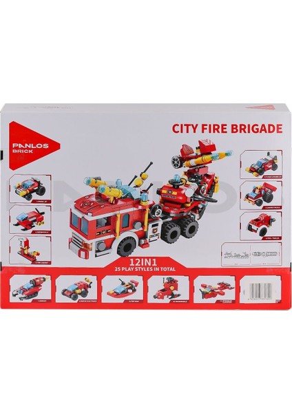 P633009 Panlos Şehir Itfaiyesi 557 Parça Blok Seti -Vagon Life fiyatları