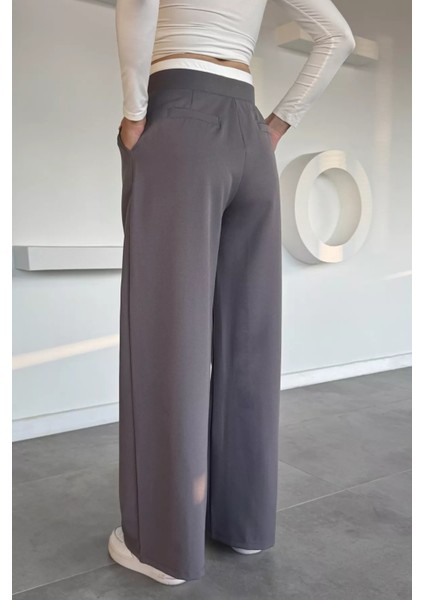 Kadın Yüksek Bel Pileli Palazzo Pantolon P-00019312 modelleri