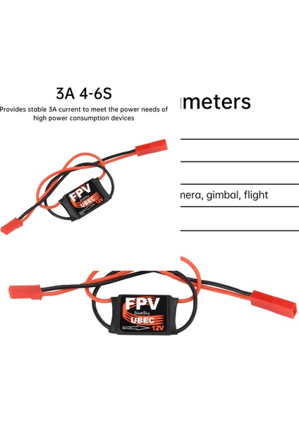 Siyah Fpv Ubec 12V 3A 4–6s – Fpv/rc Sistem Güç Modülü fiyatları