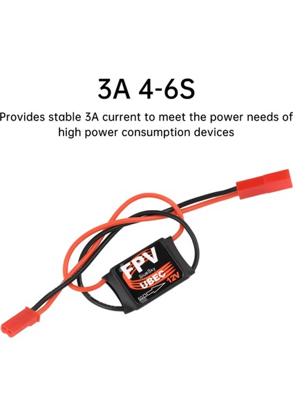 Siyah Fpv Ubec 12V 3A 4–6s – Fpv/rc Sistem Güç Modülü modelleri