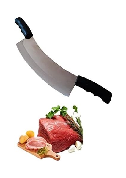 Çift Saplı Zırhlı 30 cm Bıçak Zırhlı Dayanıklı Parlak Bıçak 1650