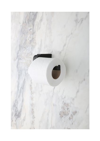 Banyo F1 Model Paslanmaz Siyah Tuvalet Kağıdı Askısı, Tuvalet Kağıdı Tutacağı, Tuvalet Kağıtlığı 5 Yıl Garantili