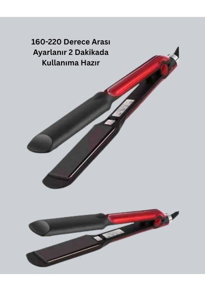 Profesyonel Titanyum Saç Düzleştirici – Ayarlanabilir Isı ve Hızlı Isınma ? - ME001W-51K7U fiyatları